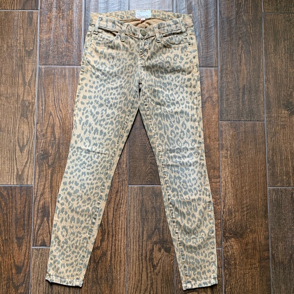 Current/Elliott The Stiletto Camel Leopard Cheetah - Picture 4 of 6